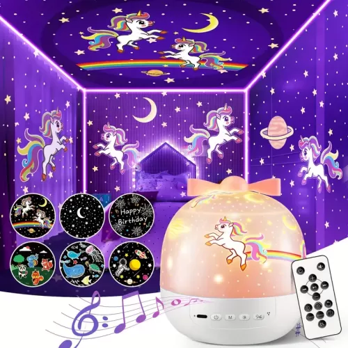 Remote Night Light Projector