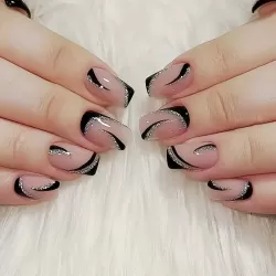 Glossy Press On Nails