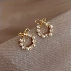 Bowknot Stud Earrings